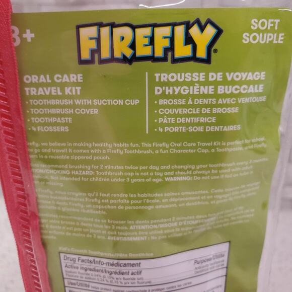 Shopkins Toothbrush Oral Care Travel Kit Childrens Toothbrush Travel Set - Picture 6 of 9